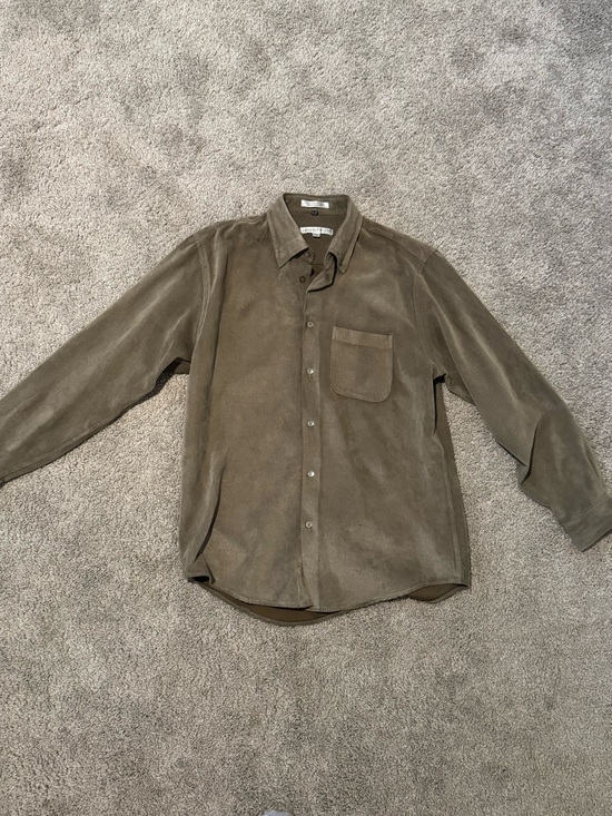 Geoffrey Beene Other - Geoffrey Beene Olive Green Long-Sleeve Button-Down Shirt